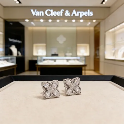 Replica Van Cleef & Arpels Earrings For Women #1425937 $34.00 USD for Wholesale