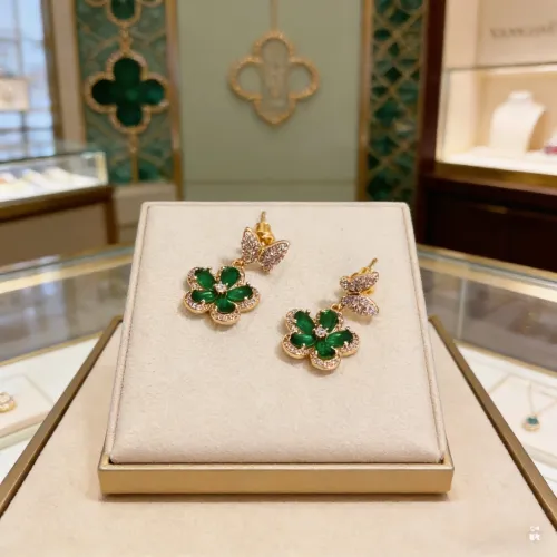 Replica Van Cleef & Arpels Earrings For Women #1425938 $34.00 USD for Wholesale