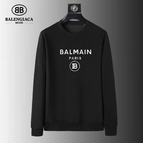 Balmain Hoodies Long Sleeved For Men #1426472