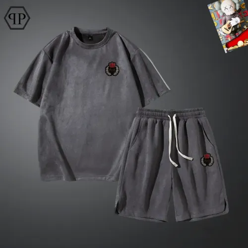 Philipp Plein PP Tracksuits Short Sleeved For Men #1427469