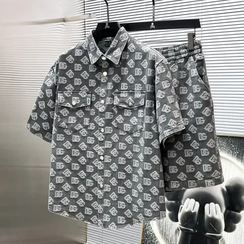 Dolce & Gabbana D&G Tracksuits Short Sleeved For Men #1428339