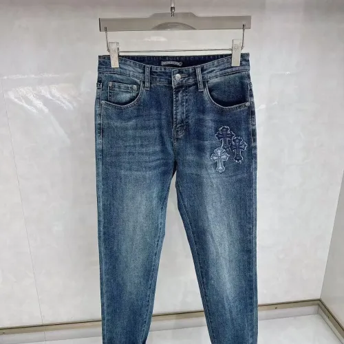 Replica Chrome Hearts Jeans For Men #1428586 $48.00 USD for Wholesale