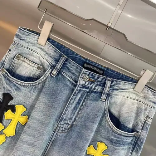 Replica Chrome Hearts Jeans For Men #1428594 $52.00 USD for Wholesale