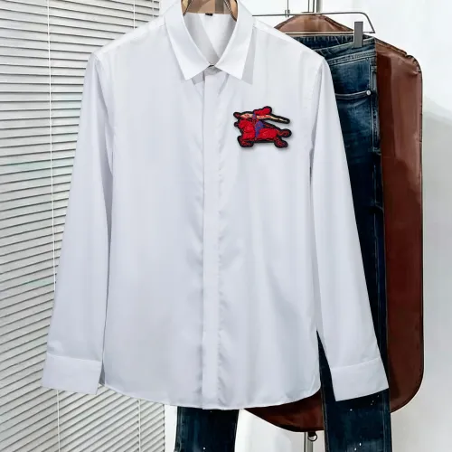 Replica Burberry Shirts Long Sleeved For Men #1428977 $40.00 USD for Wholesale