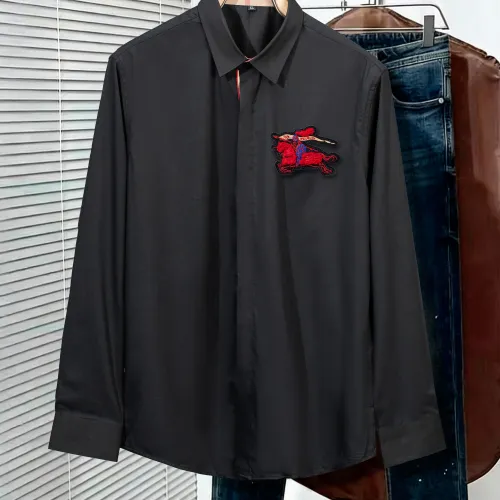 Replica Burberry Shirts Long Sleeved For Men #1428980 $40.00 USD for Wholesale