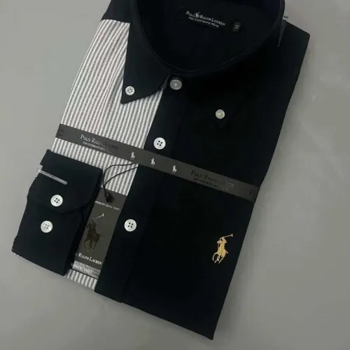 Replica Ralph Lauren Polo Shirts Long Sleeved For Men #1428984 $40.00 USD for Wholesale