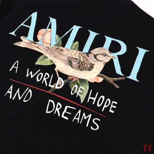 Replica Amiri T-Shirts Short Sleeved For Unisex #1429915 $32.00 USD for Wholesale