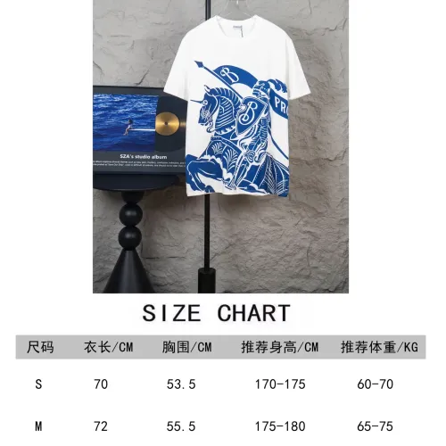 Replica Burberry T-Shirts Short Sleeved For Unisex #1430122 $36.00 USD for Wholesale