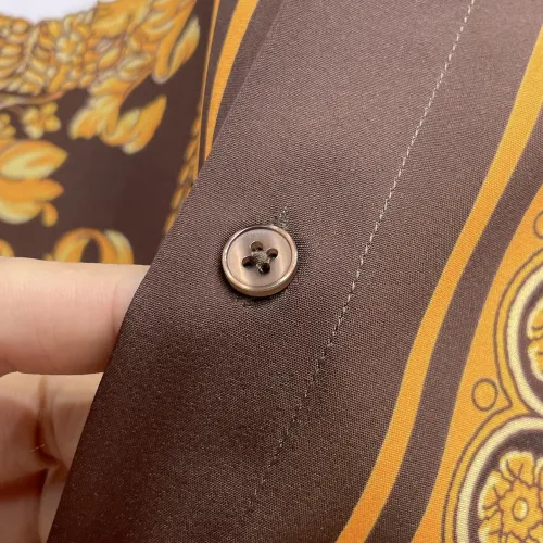 Replica Versace Shirts Long Sleeved For Men #1430163 $80.00 USD for Wholesale