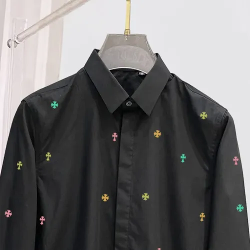 Replica Chrome Hearts Shirts Long Sleeved For Men #1430170 $72.00 USD for Wholesale
