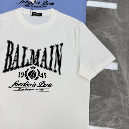 Replica Balmain T-Shirts Short Sleeved For Men #1430381 $76.00 USD for Wholesale