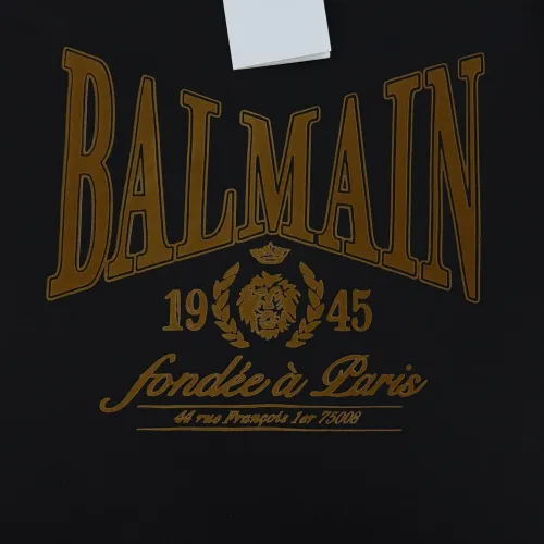 Replica Balmain T-Shirts Short Sleeved For Men #1430383 $76.00 USD for Wholesale