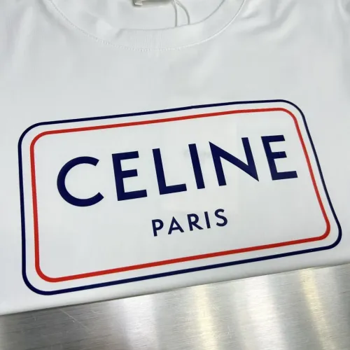 Replica Celine T-Shirts Short Sleeved For Unisex #1430459 $68.00 USD for Wholesale
