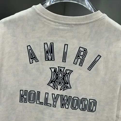 Replica Amiri T-Shirts Short Sleeved For Unisex #1430480 $68.00 USD for Wholesale