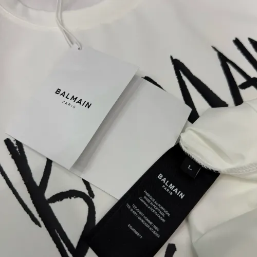 Replica Balmain T-Shirts Short Sleeved For Unisex #1430505 $72.00 USD for Wholesale