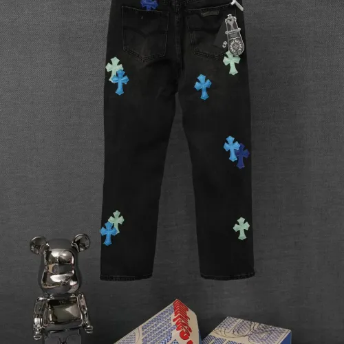 Replica Chrome Hearts Jeans For Men #1430743 $48.00 USD for Wholesale