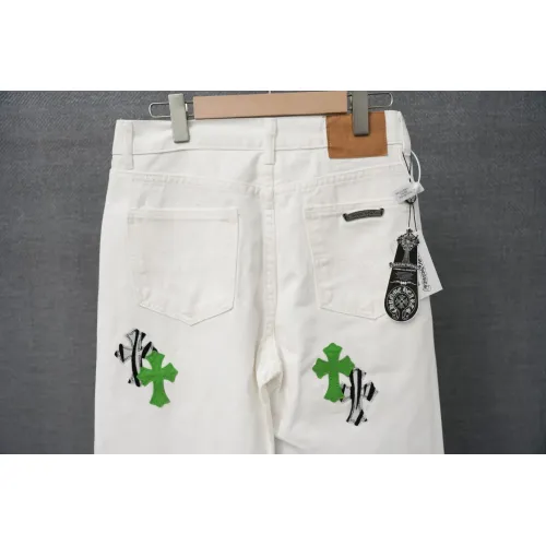 Replica Chrome Hearts Jeans For Men #1430748 $48.00 USD for Wholesale