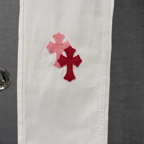 Replica Chrome Hearts Jeans For Men #1430753 $48.00 USD for Wholesale