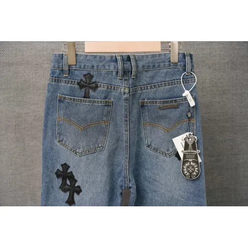 Replica Chrome Hearts Jeans For Men #1430756 $48.00 USD for Wholesale