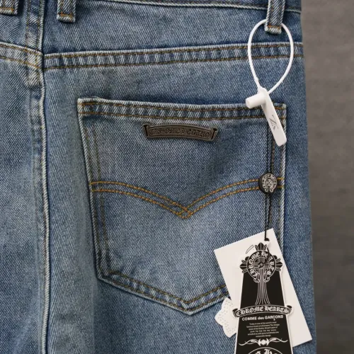 Replica Chrome Hearts Jeans For Men #1430760 $48.00 USD for Wholesale
