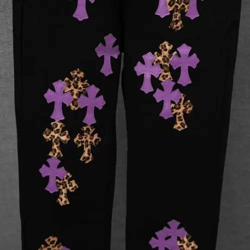 Replica Chrome Hearts Jeans For Men #1430763 $48.00 USD for Wholesale