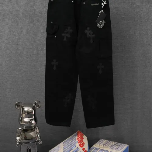 Replica Chrome Hearts Jeans For Men #1430768 $52.00 USD for Wholesale