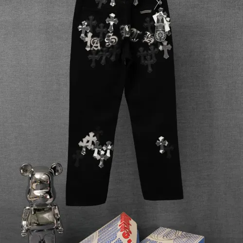 Replica Chrome Hearts Jeans For Men #1430770 $52.00 USD for Wholesale