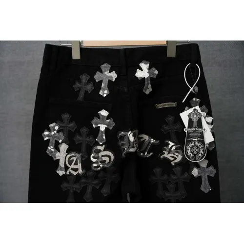 Replica Chrome Hearts Jeans For Men #1430770 $52.00 USD for Wholesale