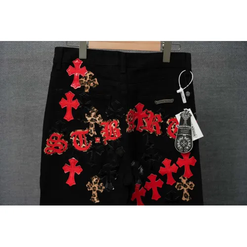 Replica Chrome Hearts Jeans For Men #1430773 $52.00 USD for Wholesale