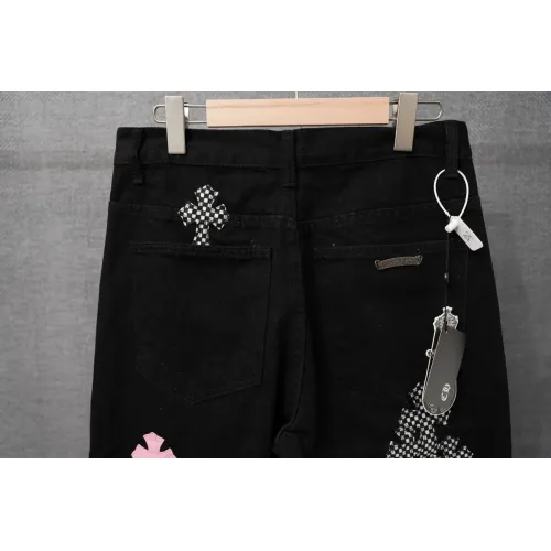 Replica Chrome Hearts Jeans For Men #1430777 $52.00 USD for Wholesale
