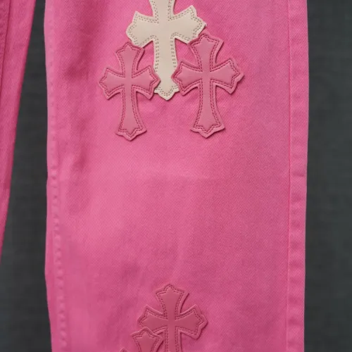 Replica Chrome Hearts Jeans For Men #1430783 $52.00 USD for Wholesale