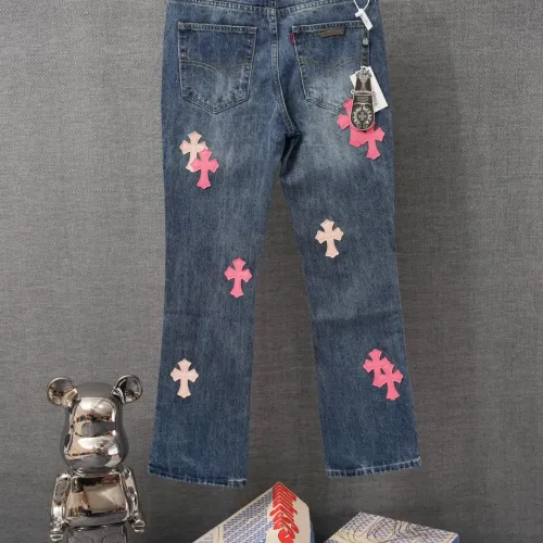 Replica Chrome Hearts Jeans For Men #1430789 $56.00 USD for Wholesale