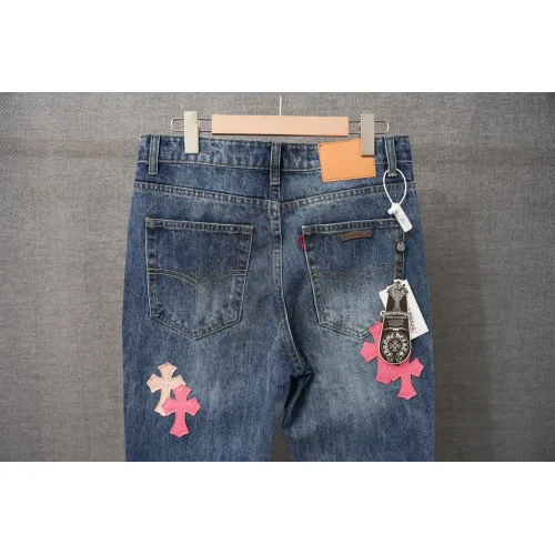 Replica Chrome Hearts Jeans For Men #1430789 $56.00 USD for Wholesale