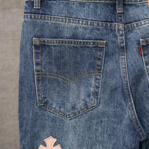 Replica Chrome Hearts Jeans For Men #1430789 $56.00 USD for Wholesale