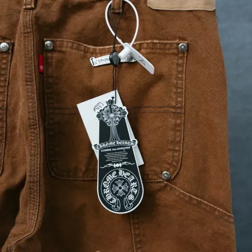 Replica Chrome Hearts Jeans For Men #1430808 $60.00 USD for Wholesale