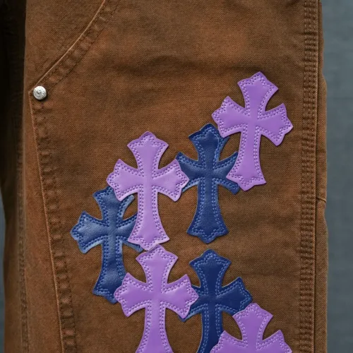 Replica Chrome Hearts Jeans For Men #1430811 $60.00 USD for Wholesale