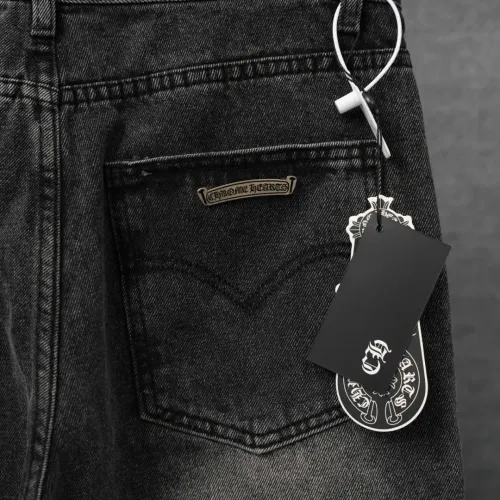 Replica Chrome Hearts Jeans For Men #1430813 $60.00 USD for Wholesale