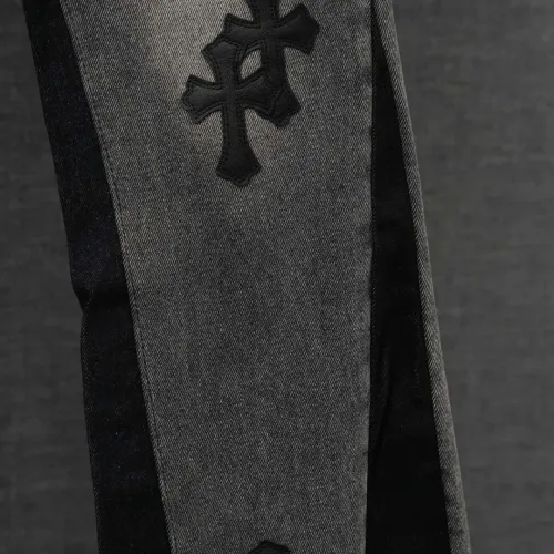 Replica Chrome Hearts Jeans For Men #1430814 $52.00 USD for Wholesale