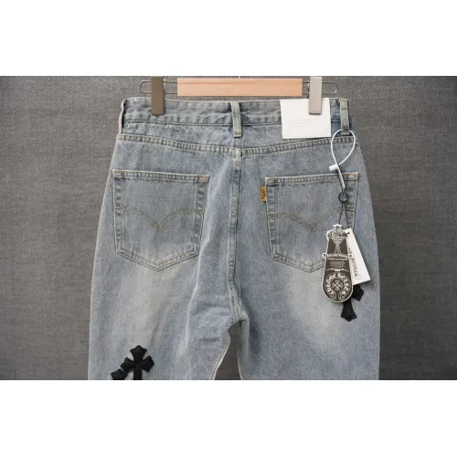 Replica Chrome Hearts Jeans For Men #1430816 $52.00 USD for Wholesale