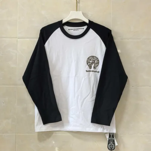 Replica Chrome Hearts T-Shirts Long Sleeved For Unisex #1430823 $38.00 USD for Wholesale