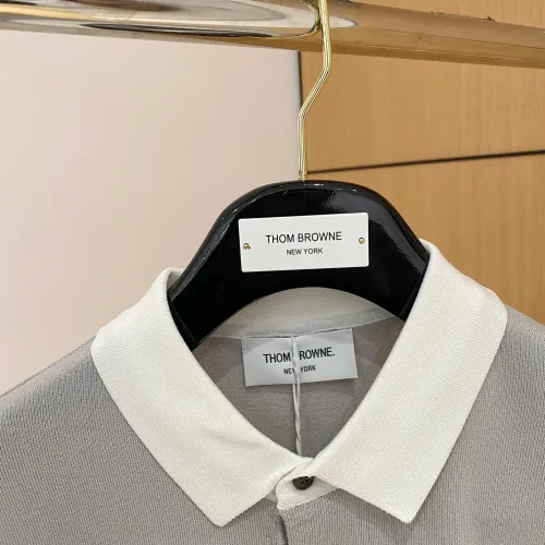 Replica Thom Browne TB T-Shirts Short Sleeved For Men #1430864 $56.00 USD for Wholesale