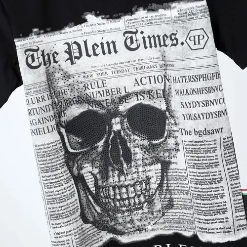 Replica Philipp Plein PP T-Shirts Short Sleeved For Men #1431073 $27.00 USD for Wholesale