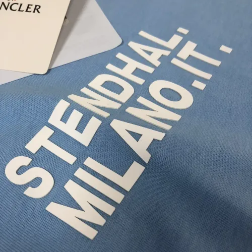 Replica Moncler T-Shirts Short Sleeved For Unisex #1431195 $34.00 USD for Wholesale