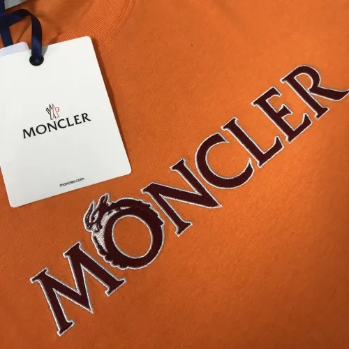 Replica Moncler T-Shirts Short Sleeved For Unisex #1431198 $34.00 USD for Wholesale