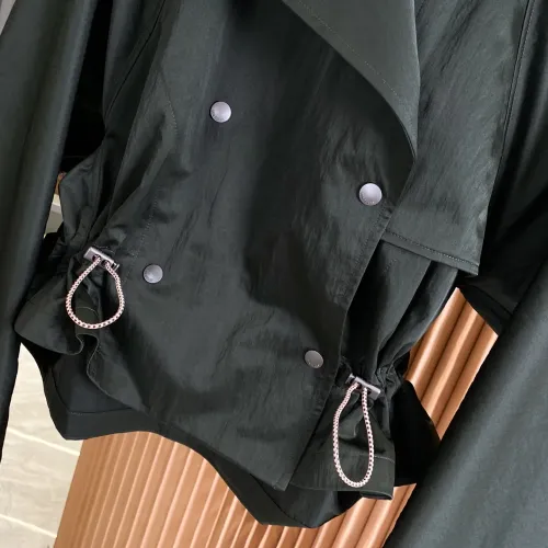 Replica Burberry Trench Coat Long Sleeved For Women #1431448 $132.00 USD for Wholesale