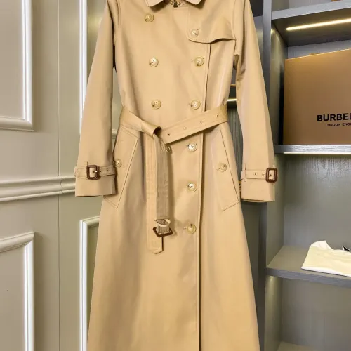Burberry Trench Coat Long Sleeved For Women #1431453