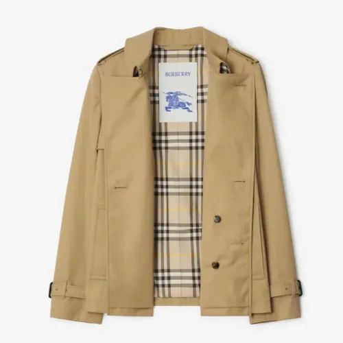 Replica Burberry Trench Coat Long Sleeved For Women #1431473 $160.00 USD for Wholesale