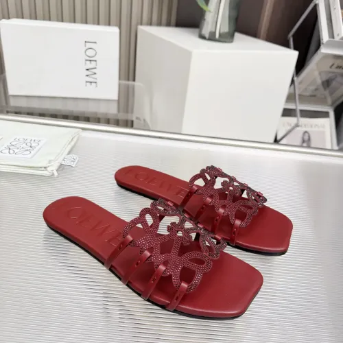 Replica LOEWE Slippers For Women #1431689 $85.00 USD for Wholesale
