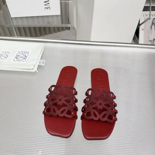 Replica LOEWE Slippers For Women #1431689 $85.00 USD for Wholesale