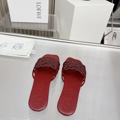 Replica LOEWE Slippers For Women #1431689 $85.00 USD for Wholesale